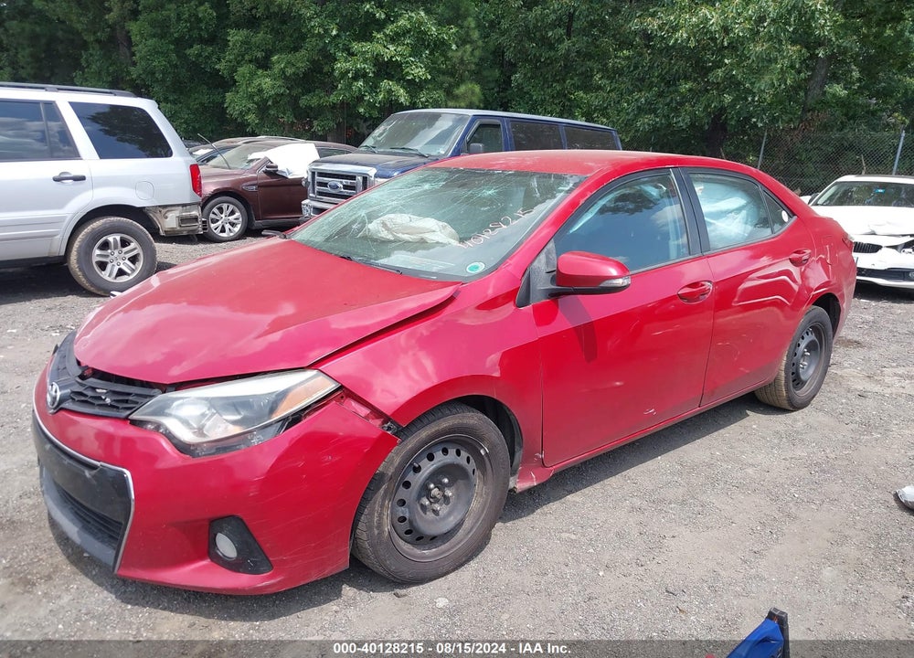 2016 TOYOTA COROLLA S VIN: 2T1BURHE4GC576045