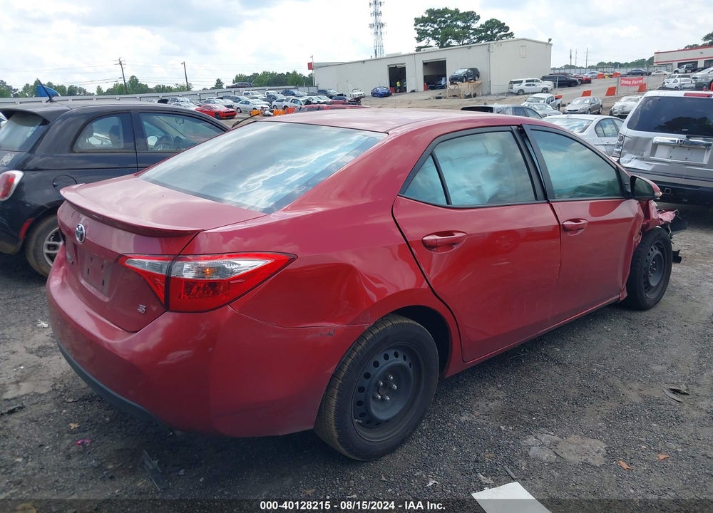 2016 TOYOTA COROLLA S VIN: 2T1BURHE4GC576045