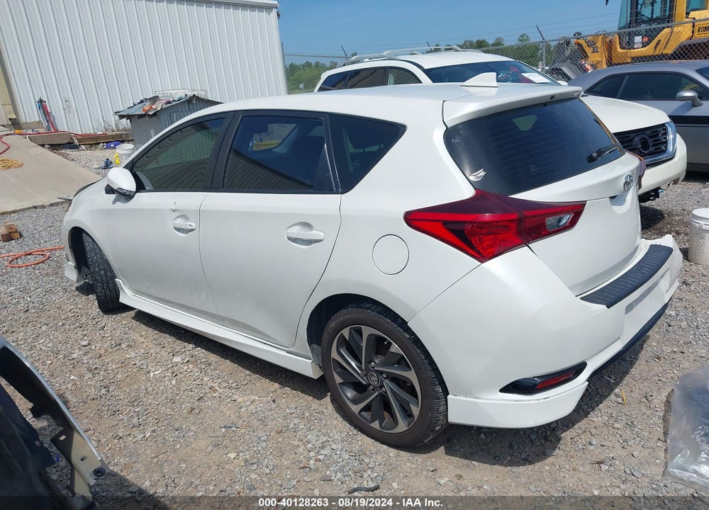 2017 TOYOTA COROLLA IM VIN: JTNKARJEXHJ534323