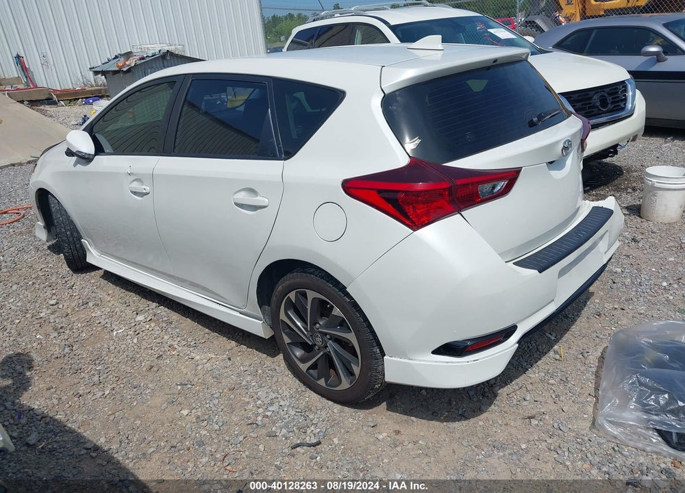 2017 TOYOTA COROLLA IM VIN: JTNKARJEXHJ534323