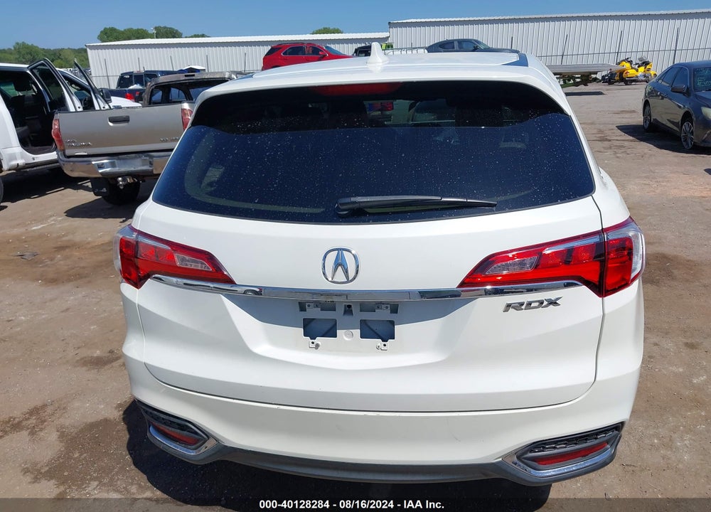 2016 ACURA RDX WATCH PLUS PKG VIN: 5J8TB3H37GL012857
