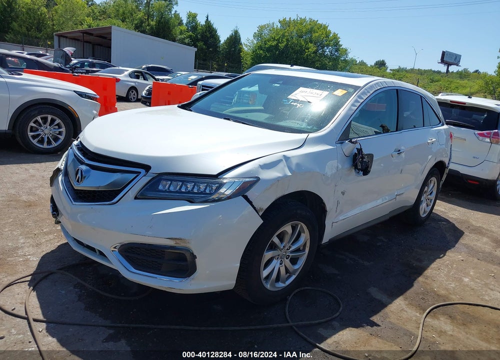 2016 ACURA RDX WATCH PLUS PKG VIN: 5J8TB3H37GL012857