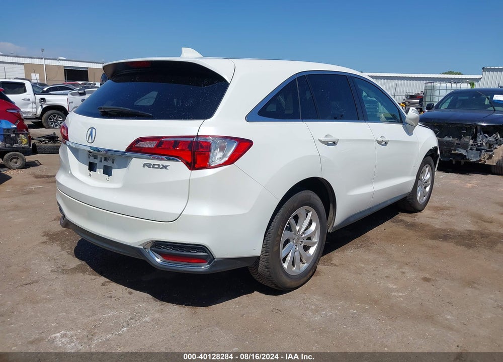 2016 ACURA RDX WATCH PLUS PKG VIN: 5J8TB3H37GL012857