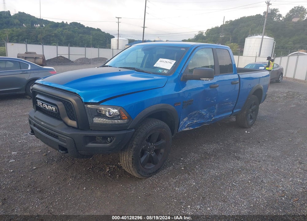 2020 RAM 1500 CLASSIC WARLOCK QUAD CAB 4X4 6'4 BOX VIN: 1C6RR7GT8LS145843