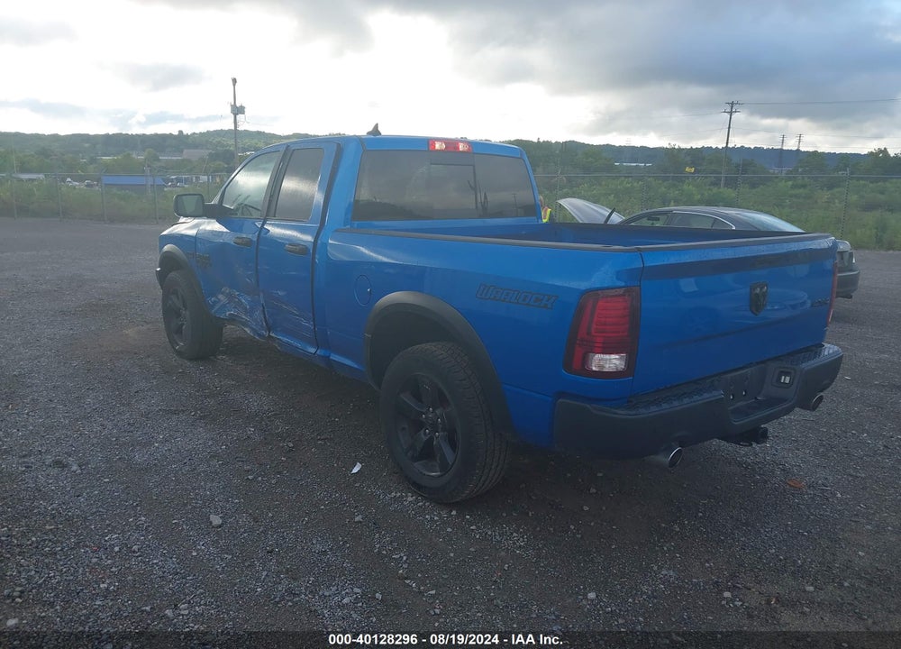 2020 RAM 1500 CLASSIC WARLOCK QUAD CAB 4X4 6'4 BOX VIN: 1C6RR7GT8LS145843