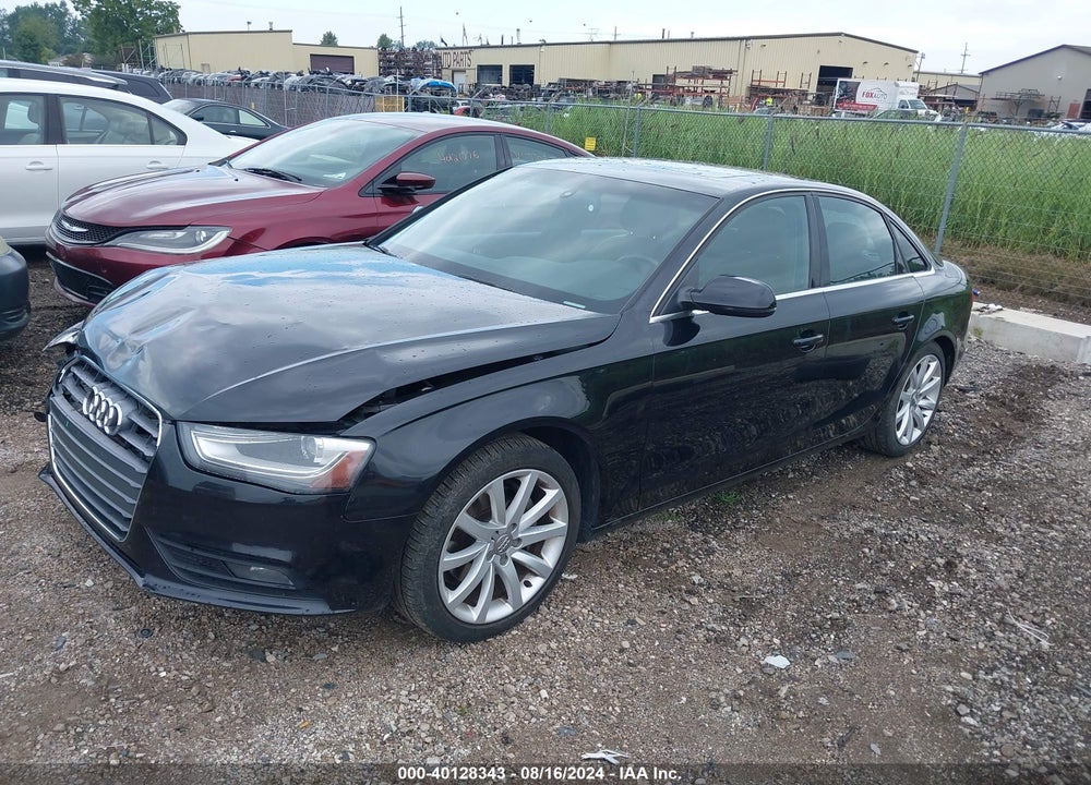 2013 AUDI A4 2.0T PREMIUM VIN: WAUFFAFL6DN041738