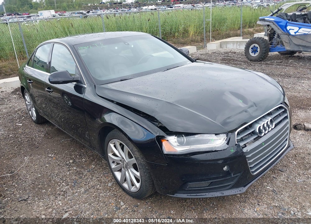2013 AUDI A4 2.0T PREMIUM VIN: WAUFFAFL6DN041738
