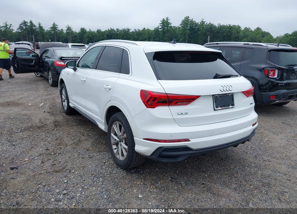 2023 AUDI Q3 PREMIUM 45 TFSI S LINE QUATTRO TIPTRONIC VIN: WA1DECF38P1032439