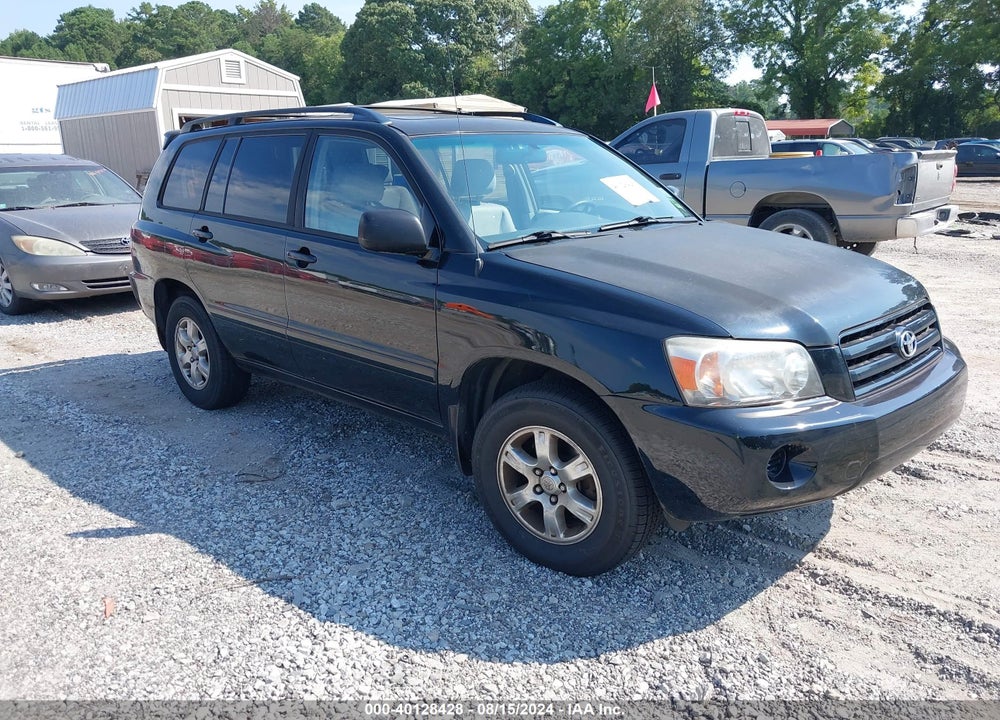 2004 TOYOTA HIGHLANDER V6 VIN: JTEGP21A240004016