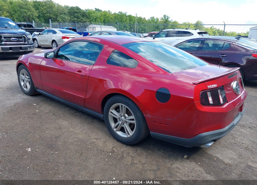 2012 FORD MUSTANG V6 VIN: 1ZVBP8AM2C5220992