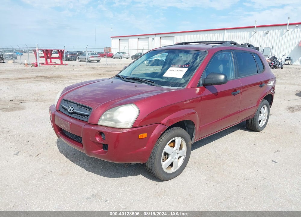 2006 HYUNDAI TUCSON GL VIN: KM8JM12B46U445576