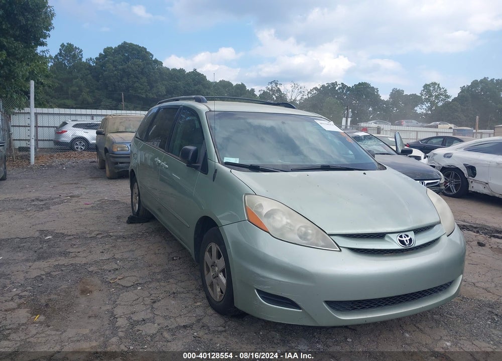 2007 TOYOTA SIENNA LE VIN: 5TDZK23C07S096366