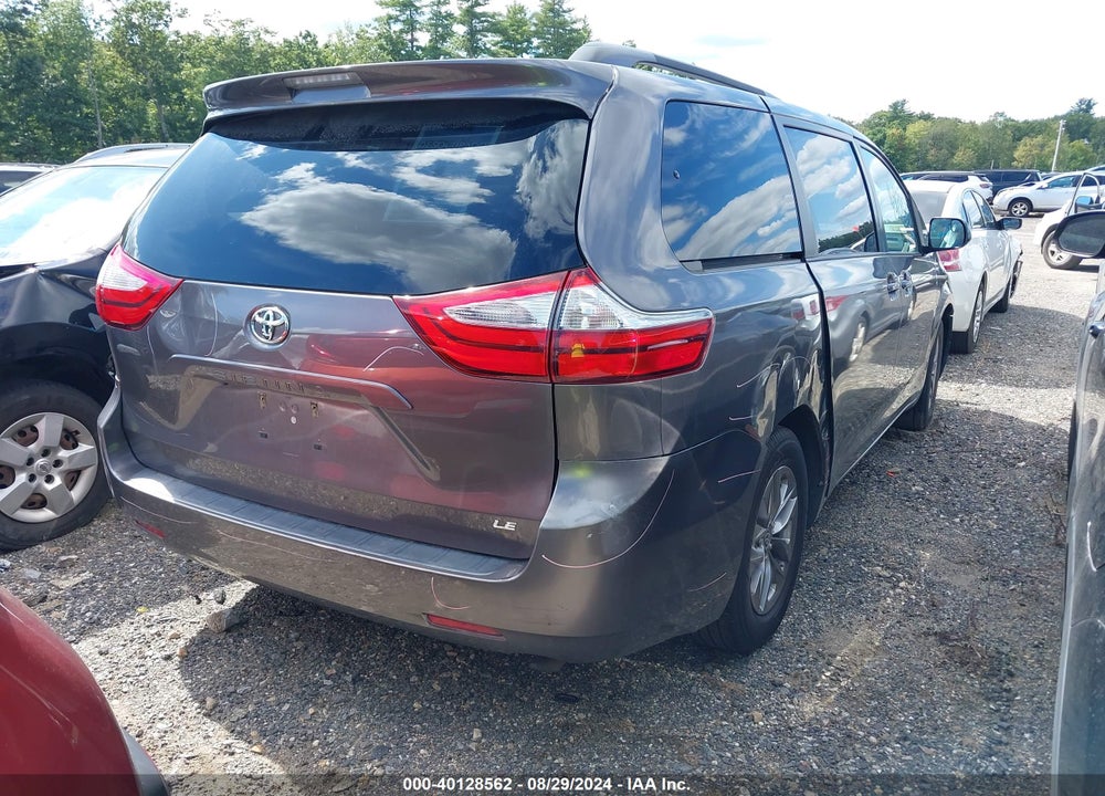 2016 TOYOTA SIENNA LE VIN: 5TDKK3DC8GS763237