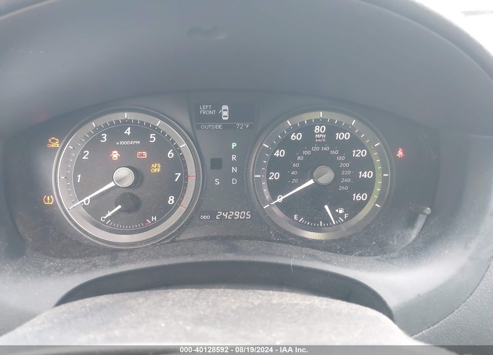 2007 LEXUS ES 350 VIN: JTHBJ46G872064172