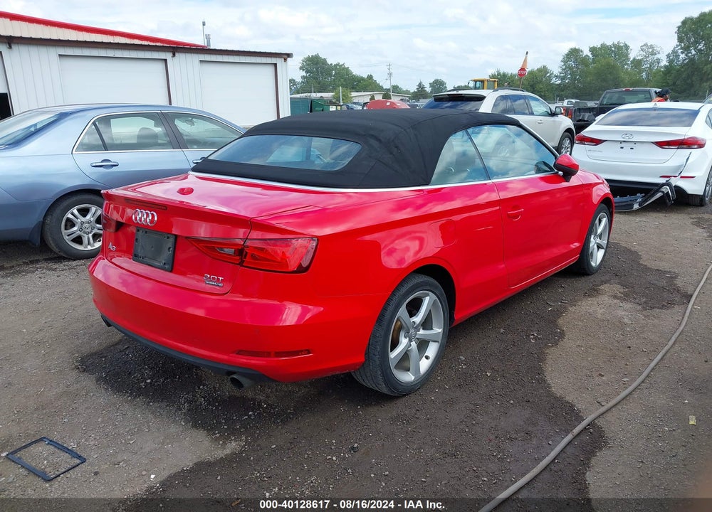 2016 AUDI A3 2.0T PREMIUM VIN: WAU78LFF2G1006839