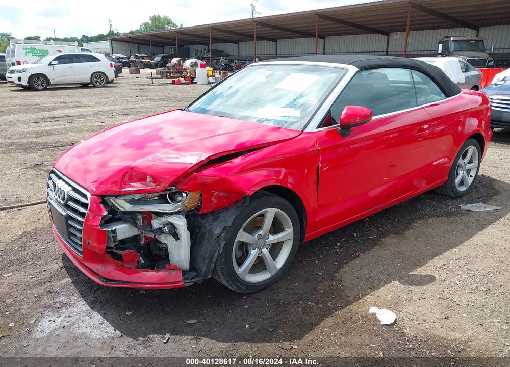 2016 AUDI A3 2.0T PREMIUM VIN: WAU78LFF2G1006839