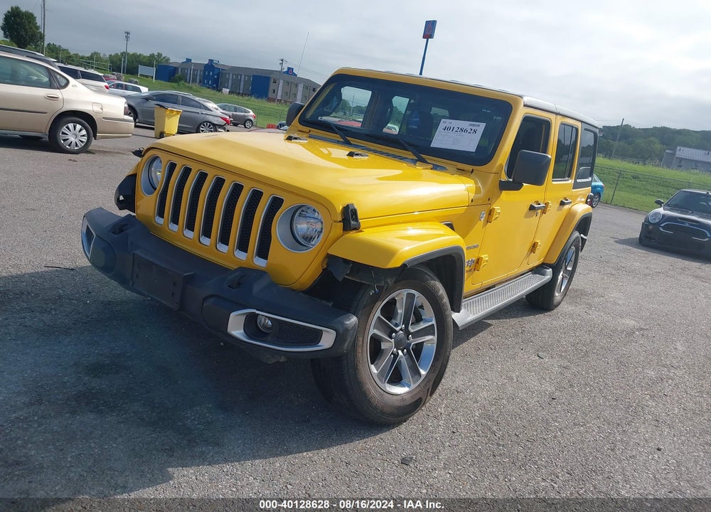 2020 JEEP WRANGLER UNLIMITED SAHARA VIN: 1C4HJXEN0LW160491