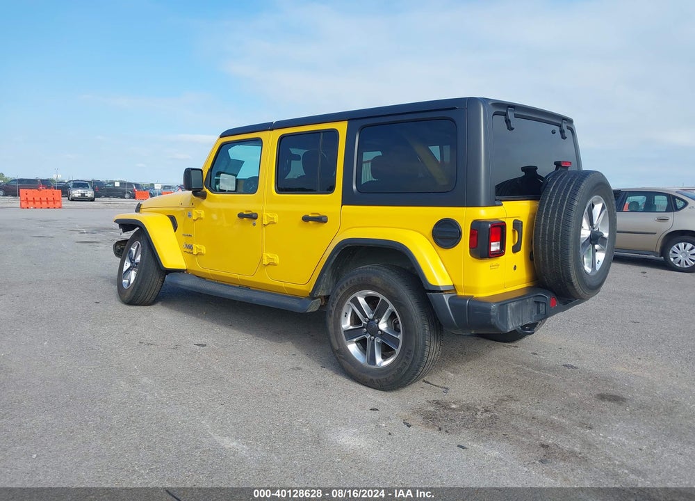 2020 JEEP WRANGLER UNLIMITED SAHARA VIN: 1C4HJXEN0LW160491