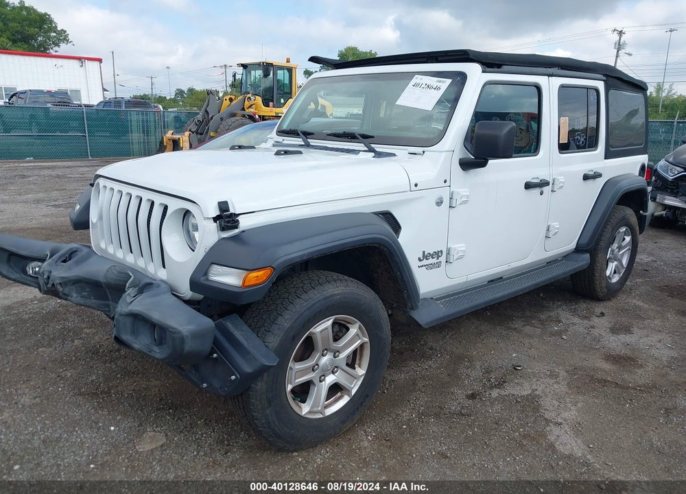 2019 JEEP WRANGLER UNLIMITED SPORT S 4X4 VIN: 1C4HJXDG3KW516899