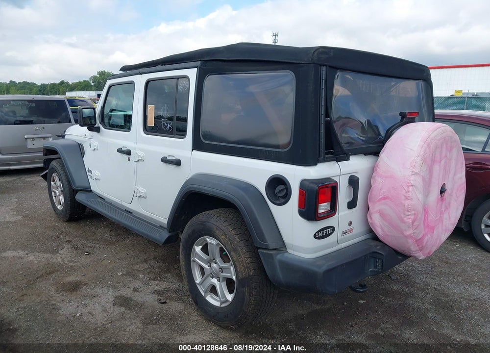 2019 JEEP WRANGLER UNLIMITED SPORT S 4X4 VIN: 1C4HJXDG3KW516899