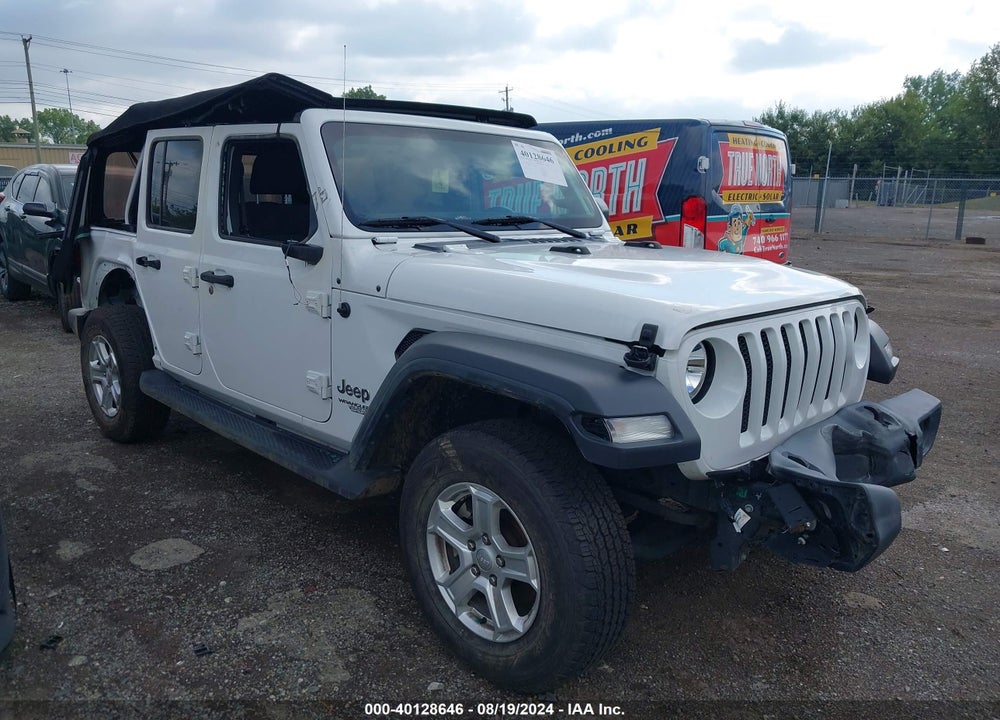 2019 JEEP WRANGLER UNLIMITED SPORT S 4X4 VIN: 1C4HJXDG3KW516899