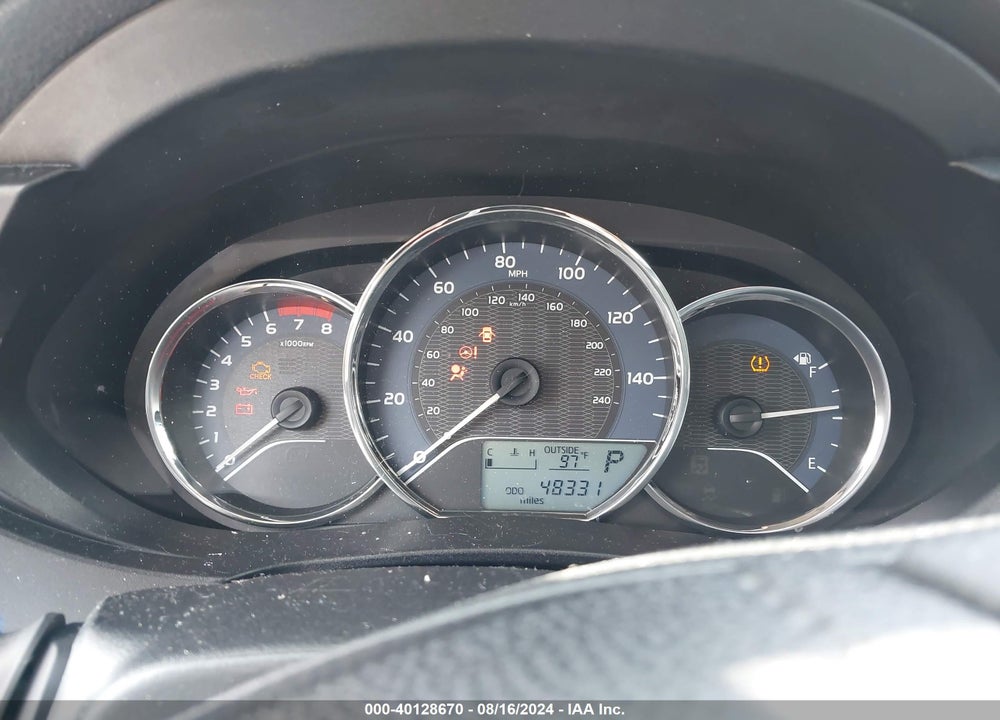 2014 TOYOTA COROLLA L VIN: 2T1BURHE9EC182344