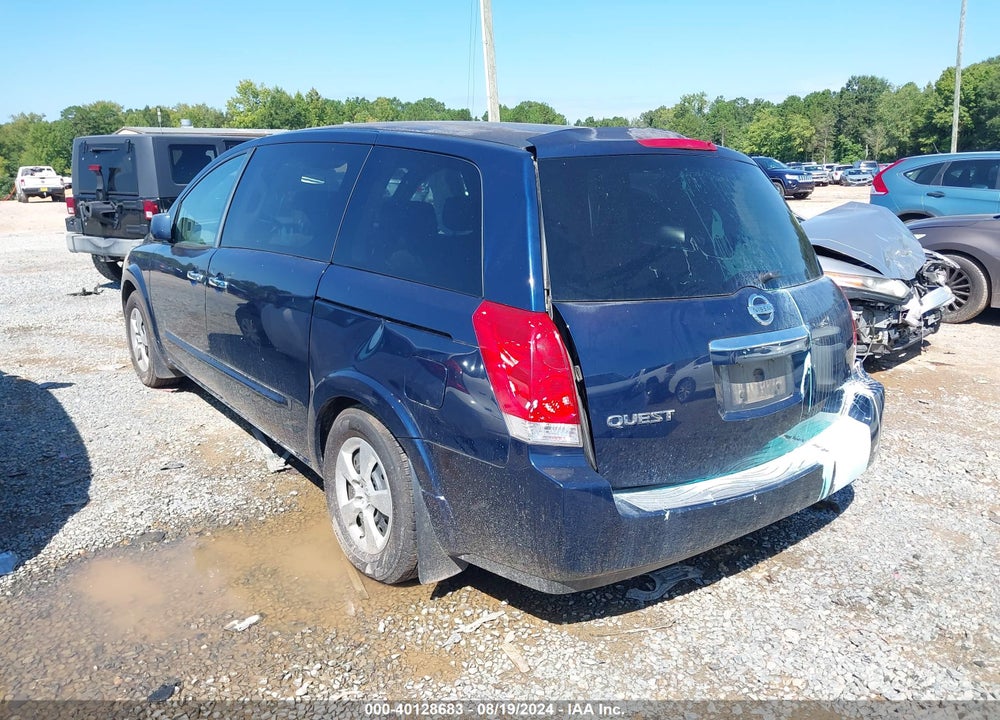 2009 NISSAN QUEST 3.5 VIN: 5N1BV28U49N102619