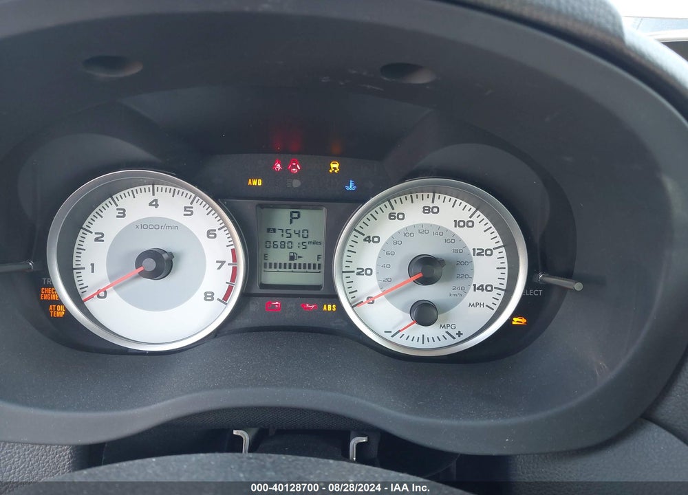 2013 SUBARU IMPREZA 2.0I VIN: JF1GJAA68DH031918