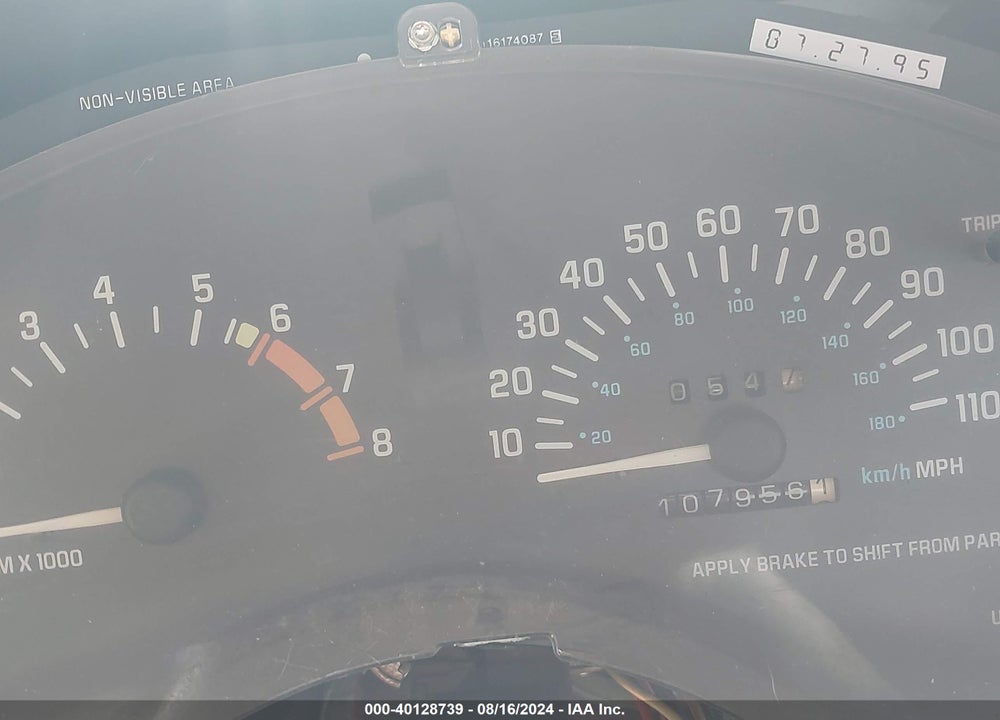 1996 BUICK REGAL LIMITED VIN: 2G4WD52K4T1436252