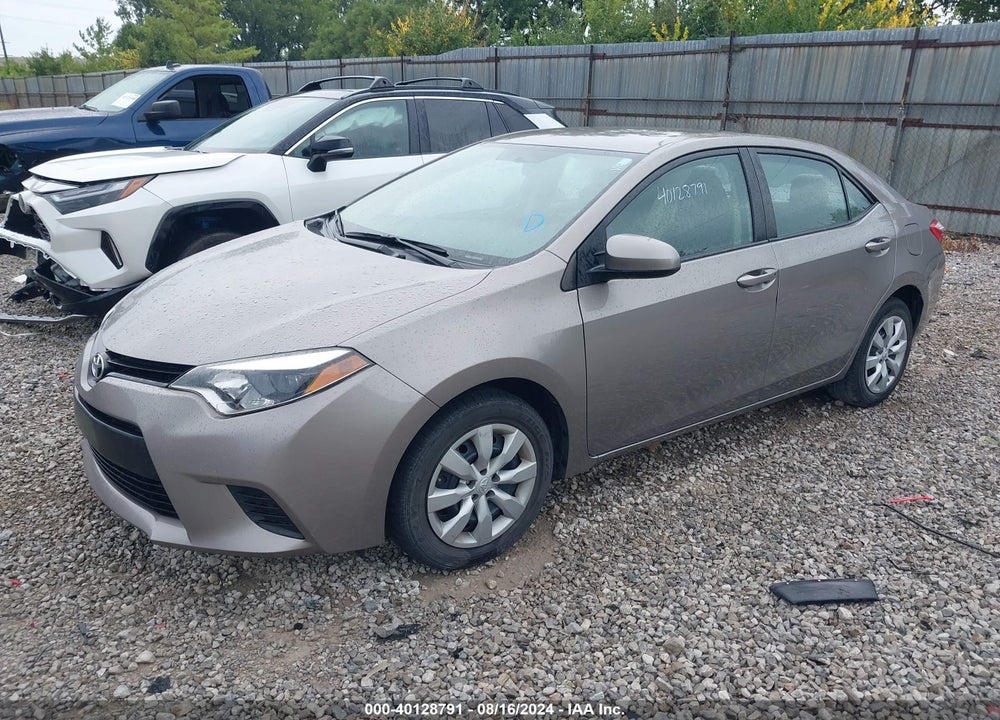 2014 TOYOTA COROLLA LE VIN: 2T1BURHE0EC113736