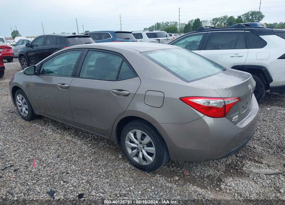 2014 TOYOTA COROLLA LE VIN: 2T1BURHE0EC113736