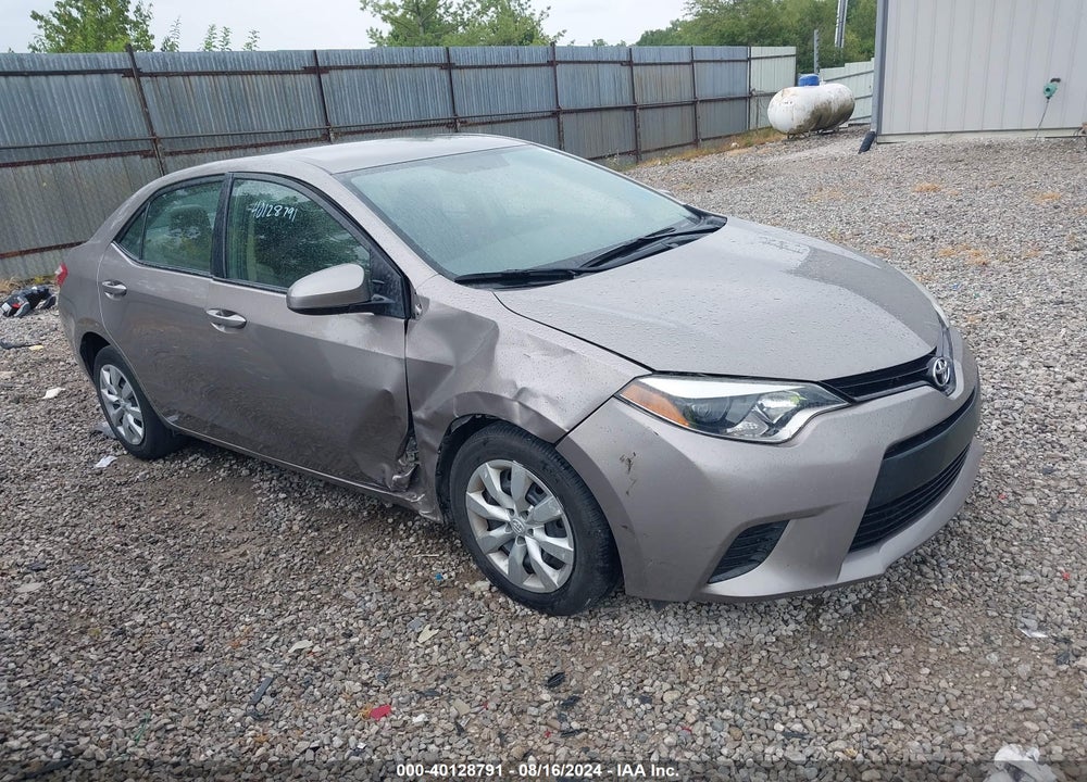 2014 TOYOTA COROLLA LE VIN: 2T1BURHE0EC113736
