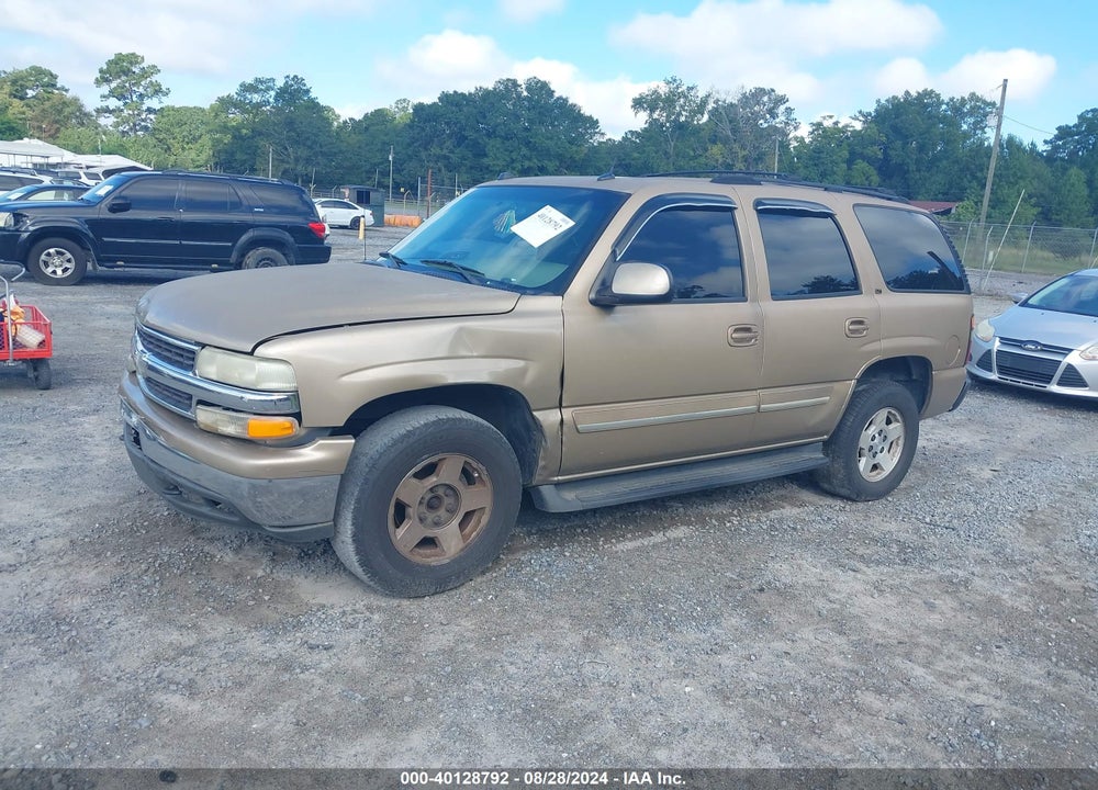 2005 CHEVROLET TAHOE LT VIN: 1GNEK13T05J121535