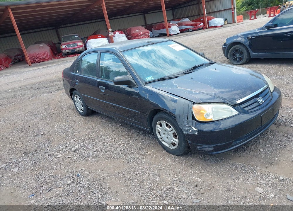 2001 HONDA CIVIC LX VIN: 2HGES16521H501804