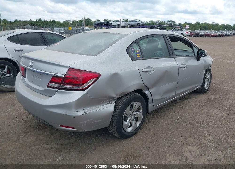 2013 HONDA CIVIC LX VIN: 19XFB2F57DE077139