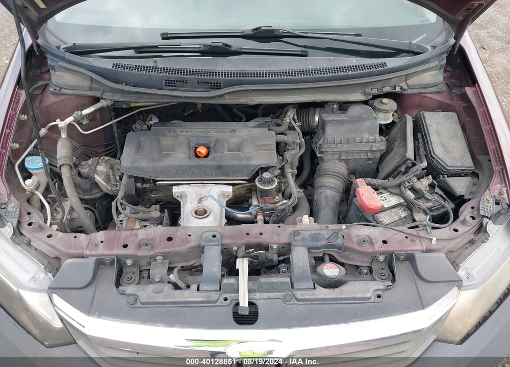 2012 HONDA CIVIC LX VIN: 19XFB2F53CE043794