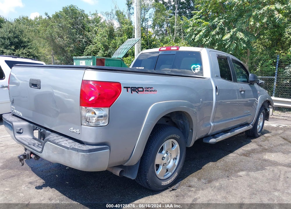 2008 TOYOTA TUNDRA SR5 5.7L V8 VIN: 5TFBV54148X043592