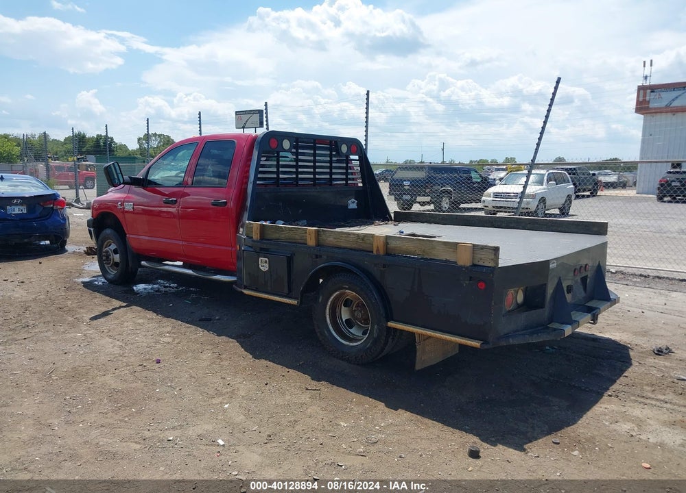 2009 DODGE RAM 3500 HD CHASSIS ST/SLT/LARAMIE VIN: 3D6WH48L99G532035