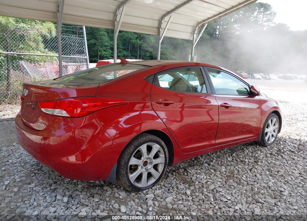 2012 HYUNDAI ELANTRA LIMITED (ULSAN PLANT) VIN: KMHDH4AE1CU360155