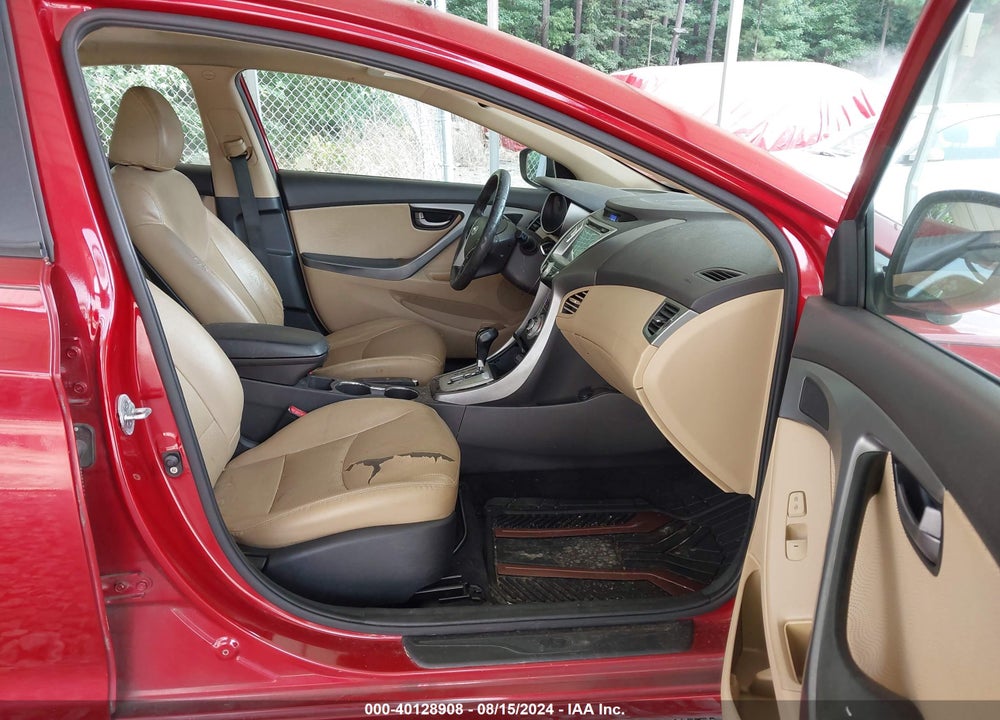2012 HYUNDAI ELANTRA LIMITED (ULSAN PLANT) VIN: KMHDH4AE1CU360155