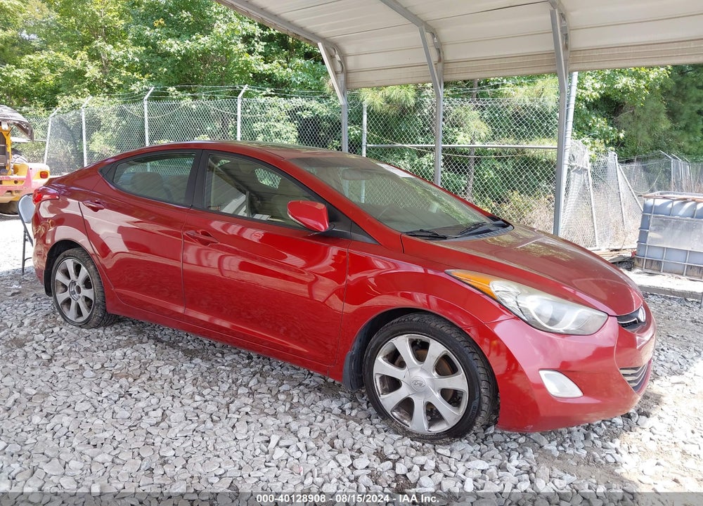 2012 HYUNDAI ELANTRA LIMITED (ULSAN PLANT) VIN: KMHDH4AE1CU360155