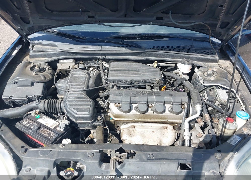 2002 HONDA CIVIC EX VIN: 1HGEM22922L052976