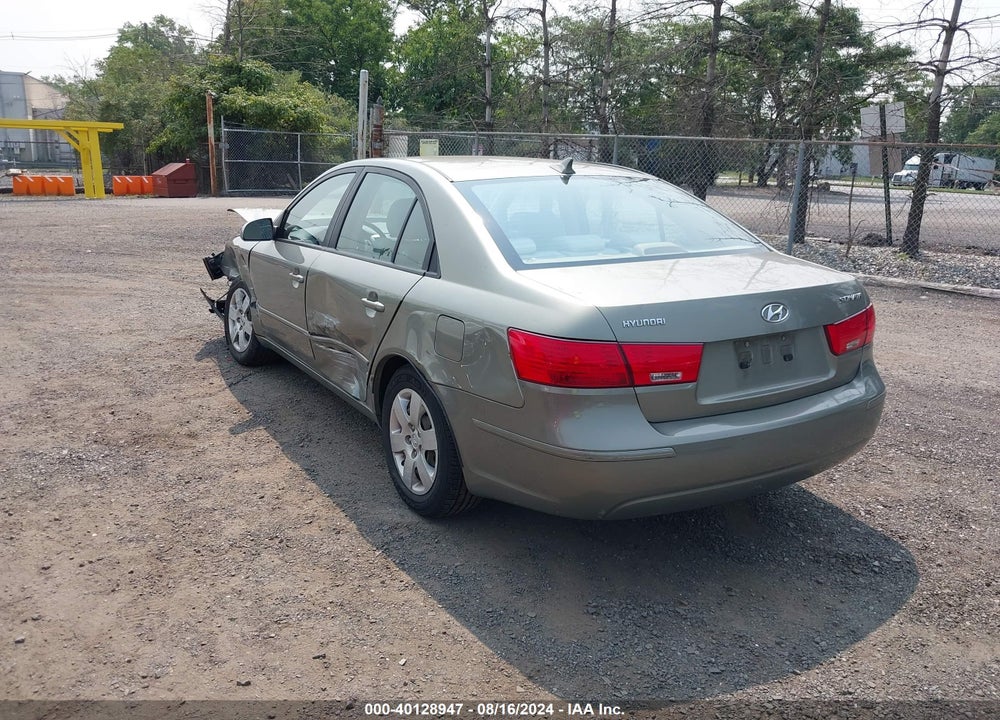 2009 HYUNDAI SONATA GLS VIN: 5NPET46C29H573827