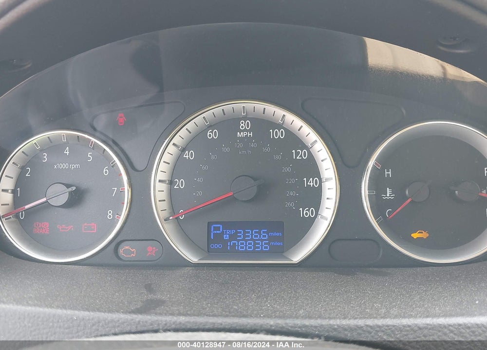 2009 HYUNDAI SONATA GLS VIN: 5NPET46C29H573827