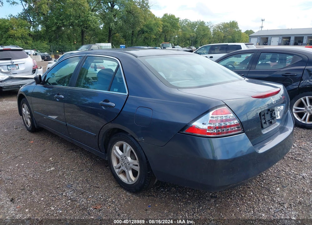 2007 HONDA ACCORD 2.4 SE VIN: 1HGCM56397A184389