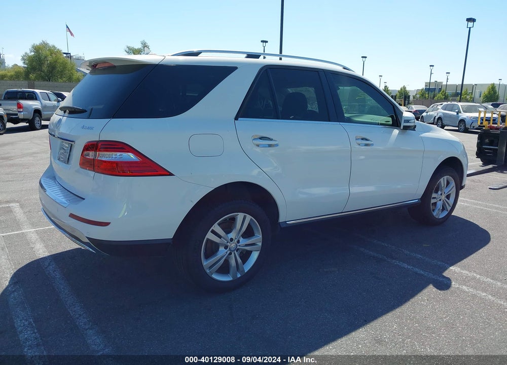 2015 MERCEDES-BENZ ML 350 4MATIC VIN: 4JGDA5HB3FA519706