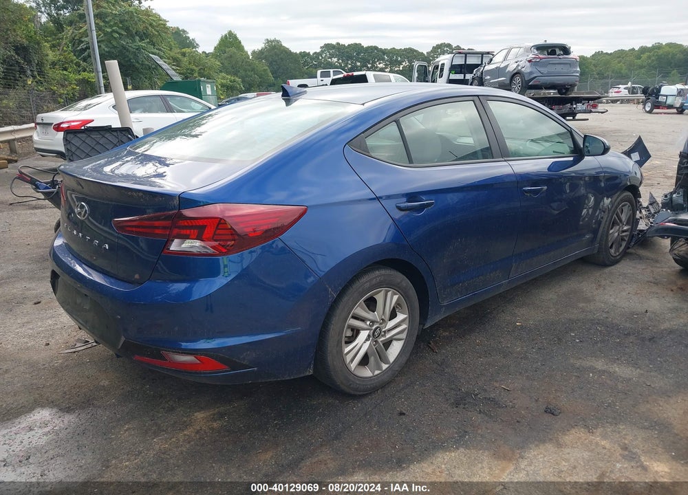 2019 HYUNDAI ELANTRA SEL VIN: 5NPD84LF4KH436826