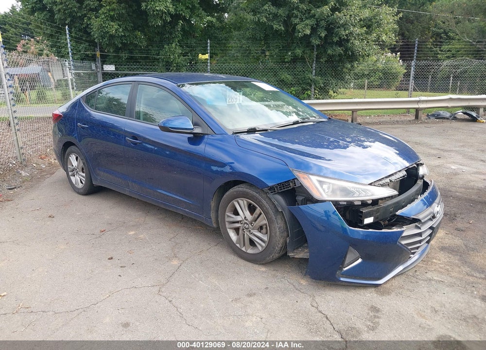 2019 HYUNDAI ELANTRA SEL VIN: 5NPD84LF4KH436826