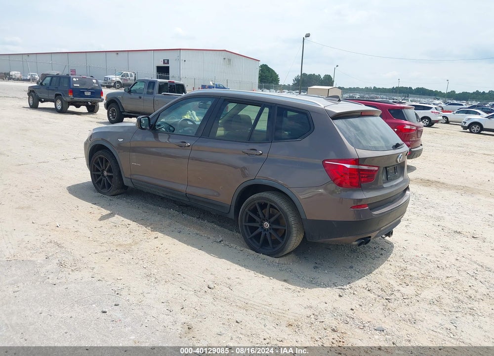 2013 BMW X3 XDRIVE28I VIN: 5UXWX9C59D0A25195