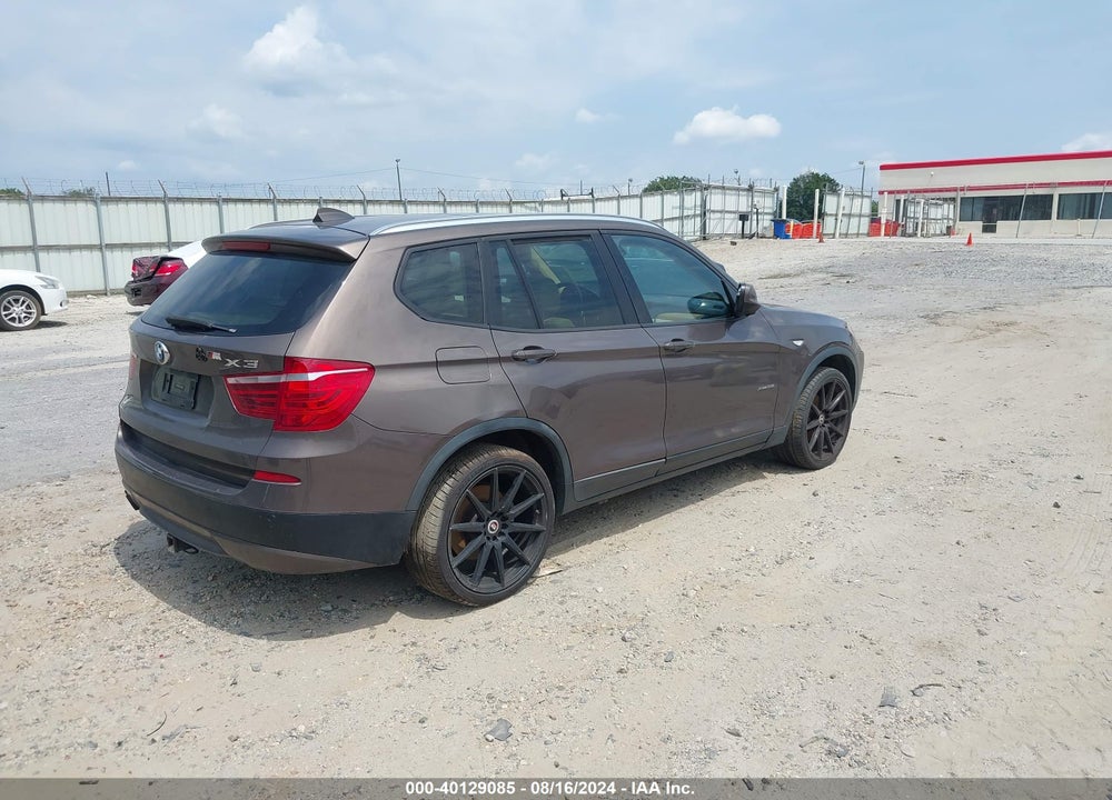 2013 BMW X3 XDRIVE28I VIN: 5UXWX9C59D0A25195